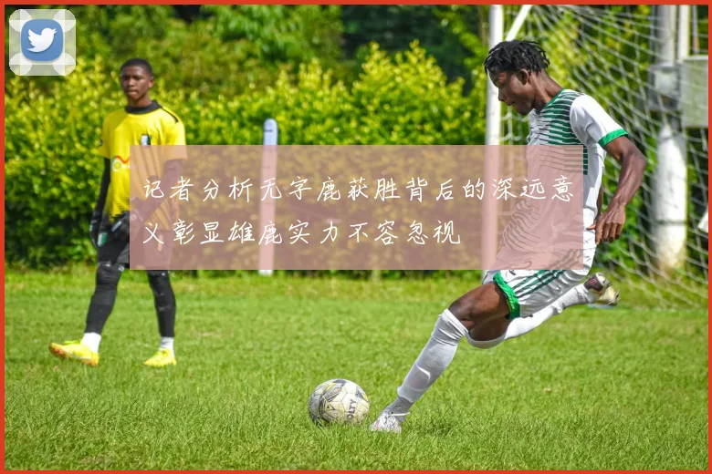 记者分析无字鹿获胜背后的深远意义彰显雄鹿实力不容忽视
